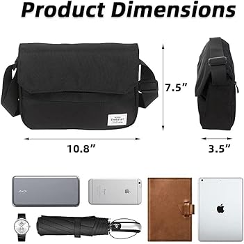 Amazon | [AMVIKS] メンズメッセンジャーバッグミニマリスト防水